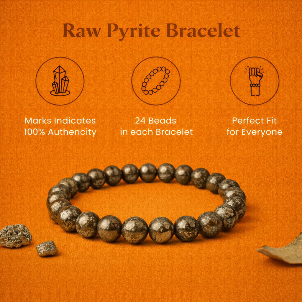 Raw Pyrite Bracelet - Image 3