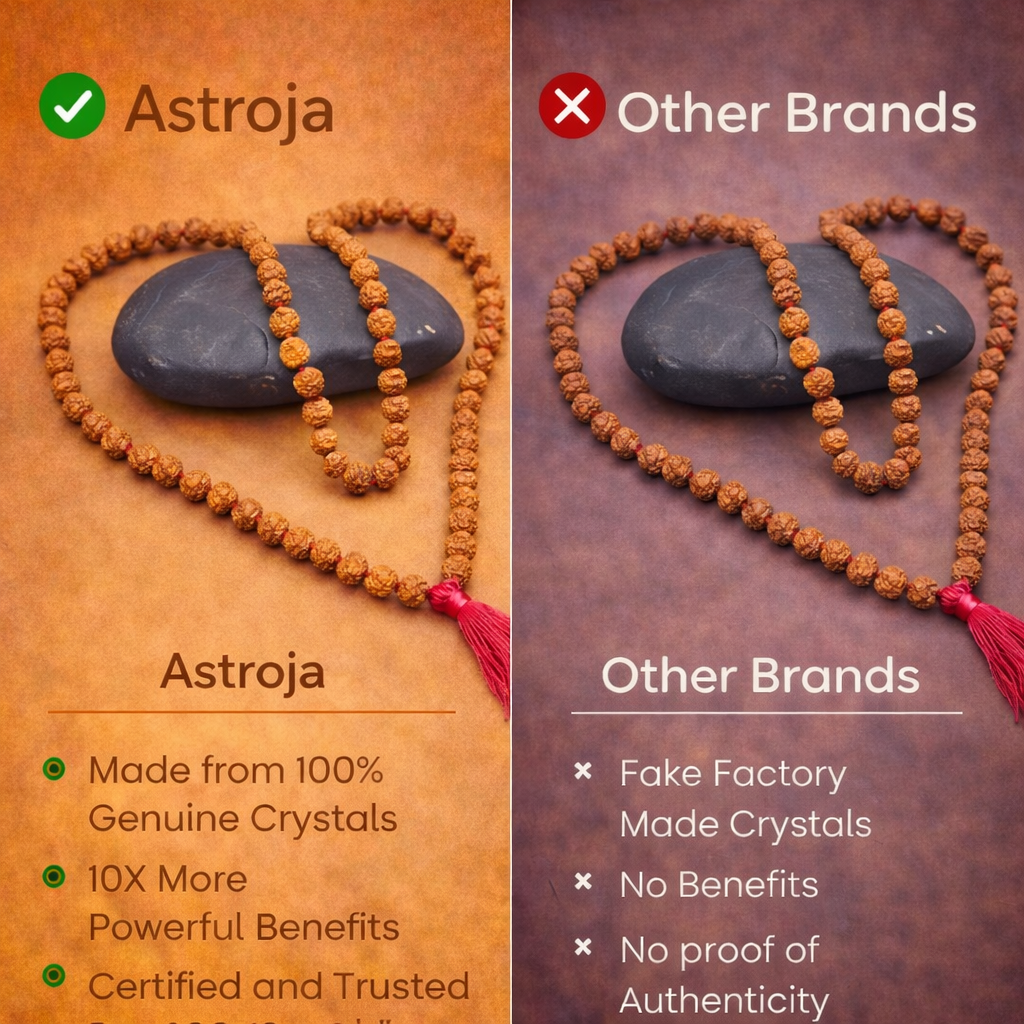 Rudraksha Mala | 5 Mukhi Indonesian 108 Beads (8mm) - Image 2