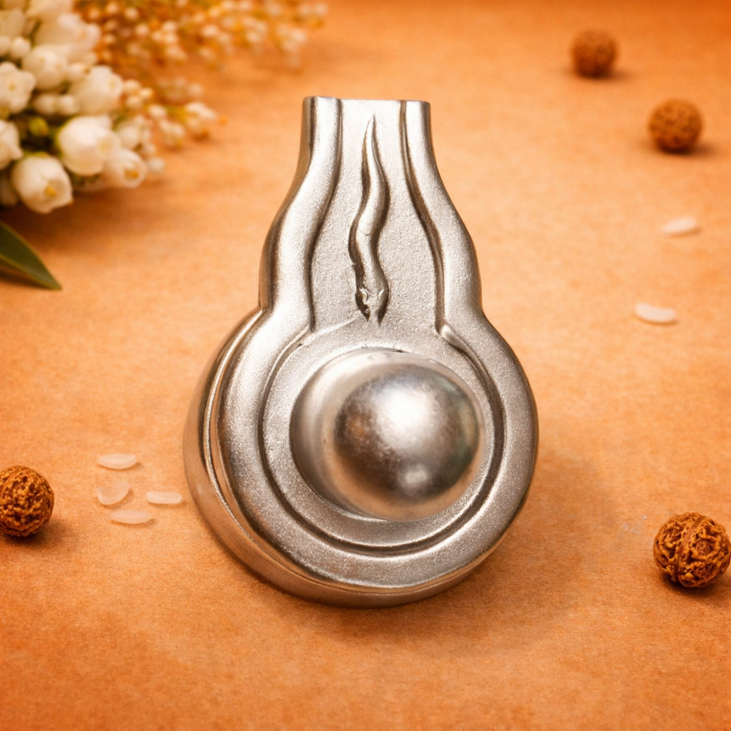 Parad Shivling – 100 Grams | Authentic Mercury Shivling for Divine Worship - Image 1