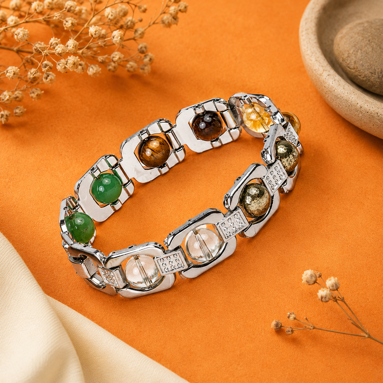Dhan Yog Bracelet Sliver Plated - Image 1